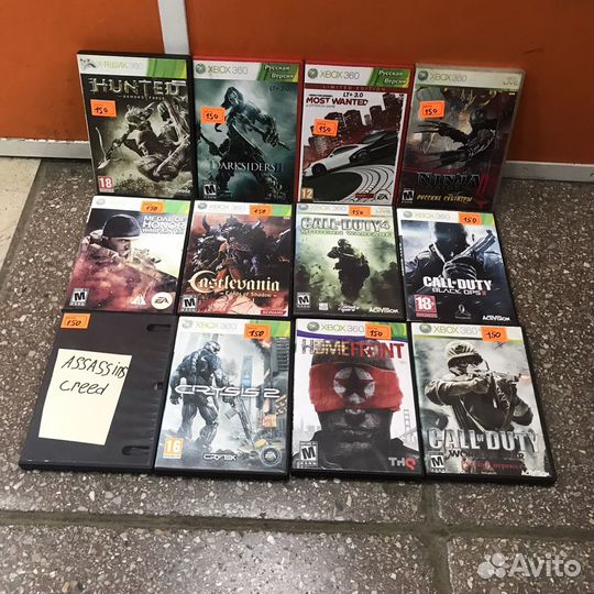 Диски на хбокс 360 не оригинальные в ассортименте