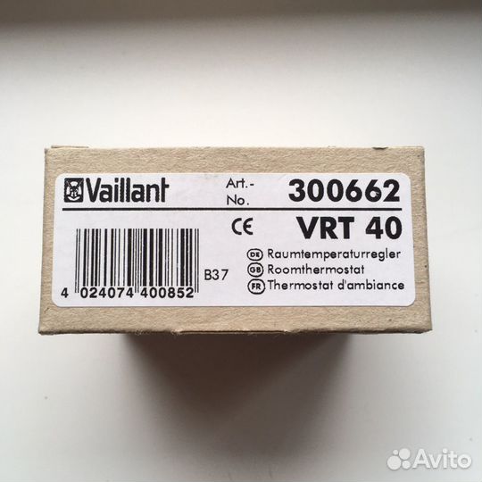 Комнатный регулятор Vaillant VRT 40