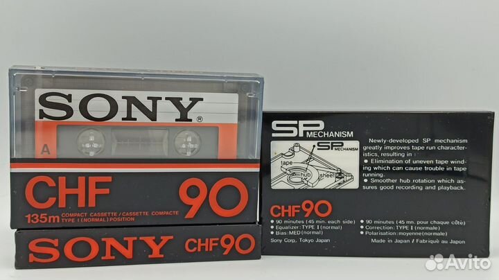 Новые аудиокассеты sony CHF / sony EF / sony HF