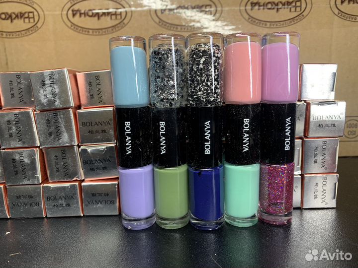 Лак для ногтей «2 в одном»