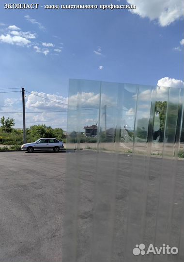 Профнастил пэт ударопрочный с завода пластиковый m