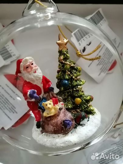 Новогодние шары стекло новые