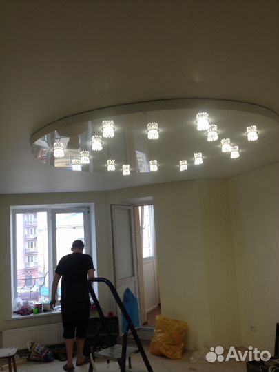 Натяжные потолки любой сложности