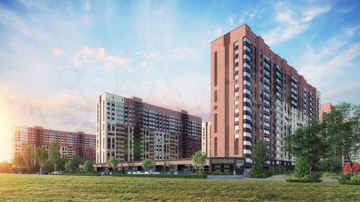 3-к. квартира, 68,2 м², 1/12 эт.