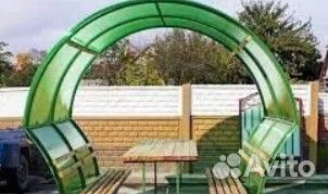 Беседки из поликарбоната