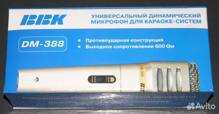 Микрофон DM-388 BBK новый для караоке систем