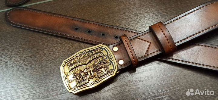 Кожаные ремни ручной работы любой длинны