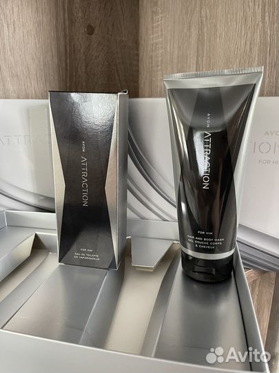 Парфюмированая вода мужская Attraction в наборе