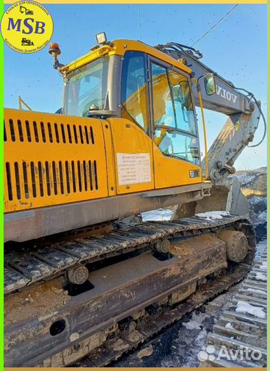 Левое стекло на Volvo EC480