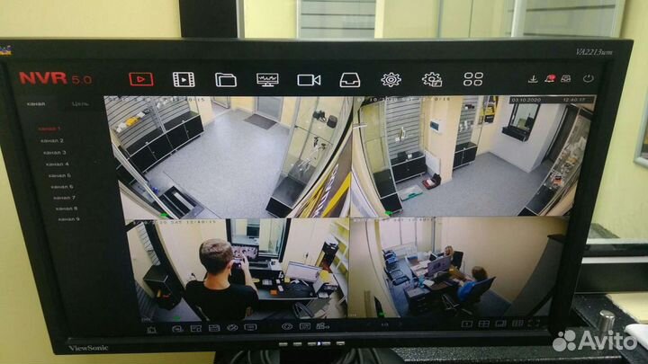 Монтаж видеонаблюдения