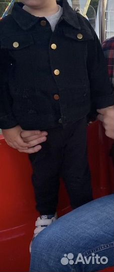 Джинсовая куртка детская 92