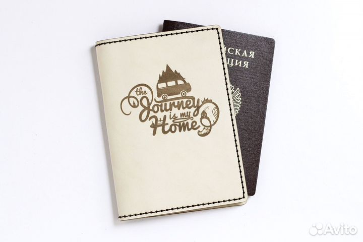 Кожаный чехол для паспорта