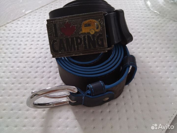 Мужской кожаный ремень