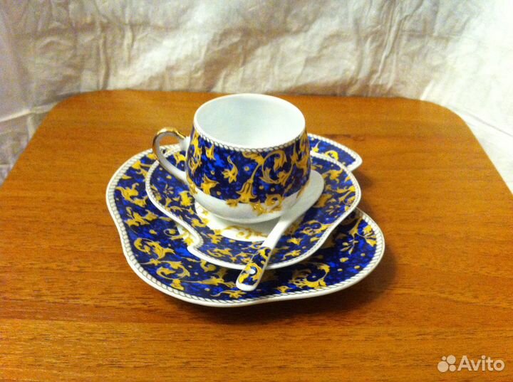 Кофейный набор на металлической подставке