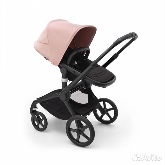 Коляска 2 в 1 Bugaboo Fox 5 black/Morning pink