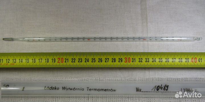 Термометры стеклянные ртутные лабораторные. СССР