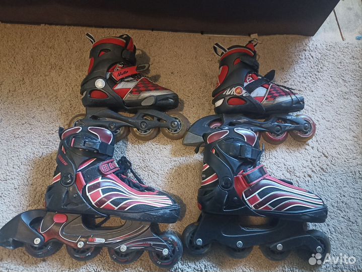 Роликовые коньки раздвижные