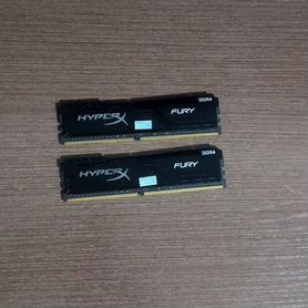 Оперативная память ddr4 hyperx fury 16gb 3200