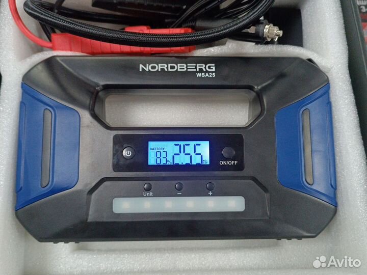 Пусковое устройство бустер с компрессором Nordberg