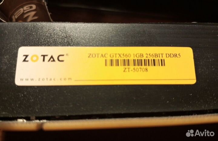 Видеокарта Zotac GTX 560