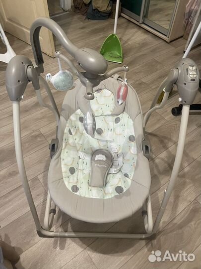Детские электронные качели babycare icanfly