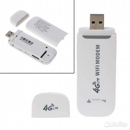 USB модем 4G, LTE, Wi-Fi, сим карта в подарок