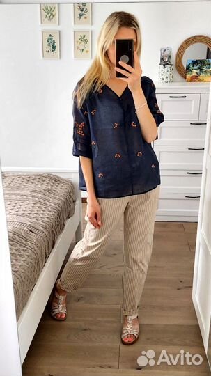 Блузка. Хлопок. 46-52