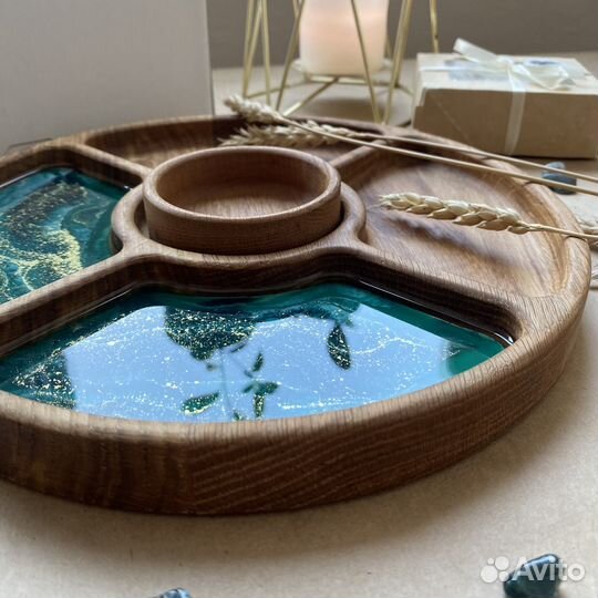 Менажница из дуба