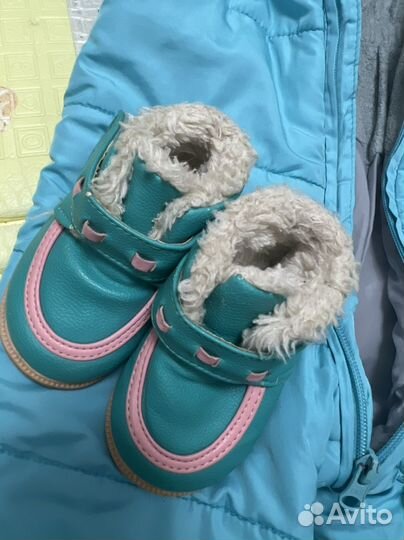 Комбинезон осень весна 62/68 размер + ботиночки