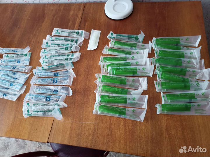 Шприц одноразовый 42 шт (истек срок годности)