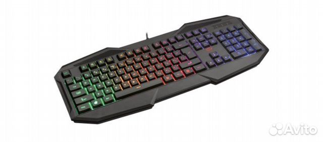 Игровая клавиатура trust GXT 830-RW avonn RGB