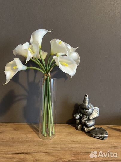 Каллы искусственные силиконовые