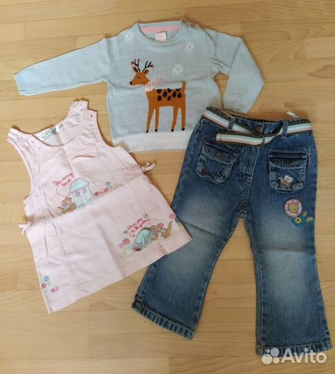 Вещи на девочку 74/86р