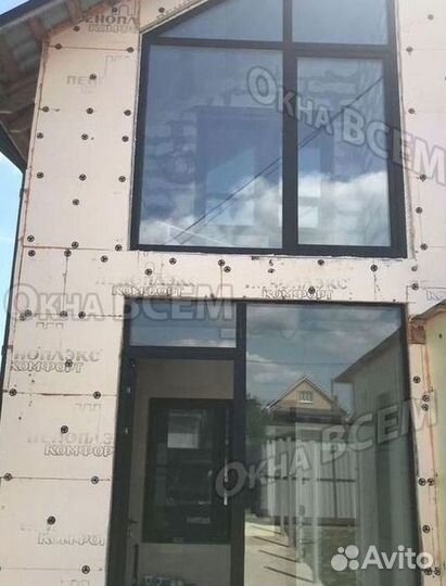 Остекление окон и балконов пвх