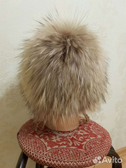 Шапка из енота