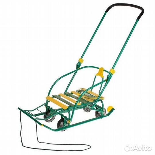 Детские санки на колесах