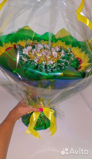 Букет из конфет ромашка