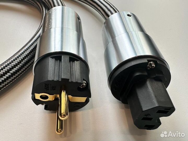 Силовой сетевой HI-FI кабель 1,5 метр