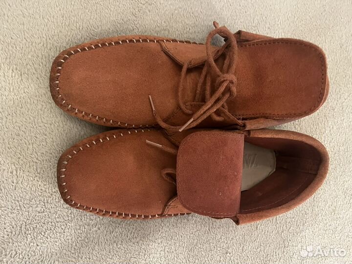 Замшевые ботинки Zara