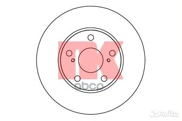 Диск тормозной 2045120 2045120 Nk