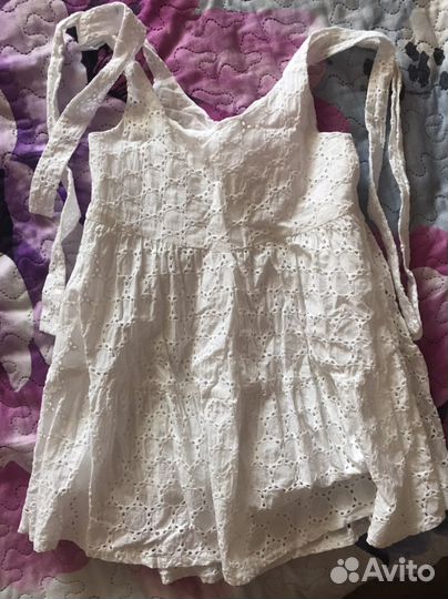 Платье хлопок шитье