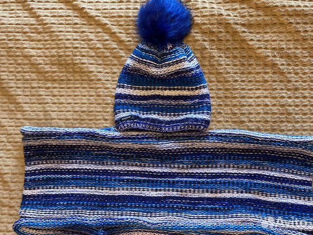 Шапка зимняя и снуд для девочки/девушки