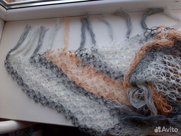 Шаль, косынка, платок ручная работа