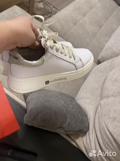 Кеды женские 37 размер натуральная кожа бу