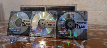 Md диски memorex 74, 15шт