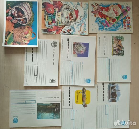 Открытки, конверты, почтовые карточки СССР