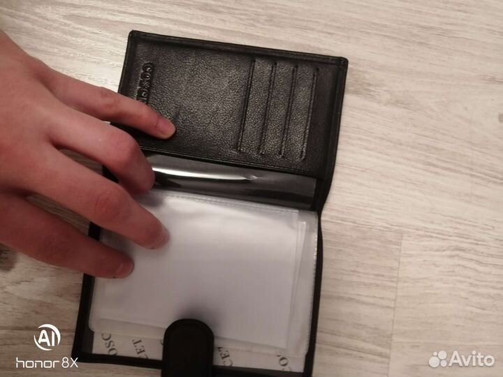 Бумажник мужской кожаный