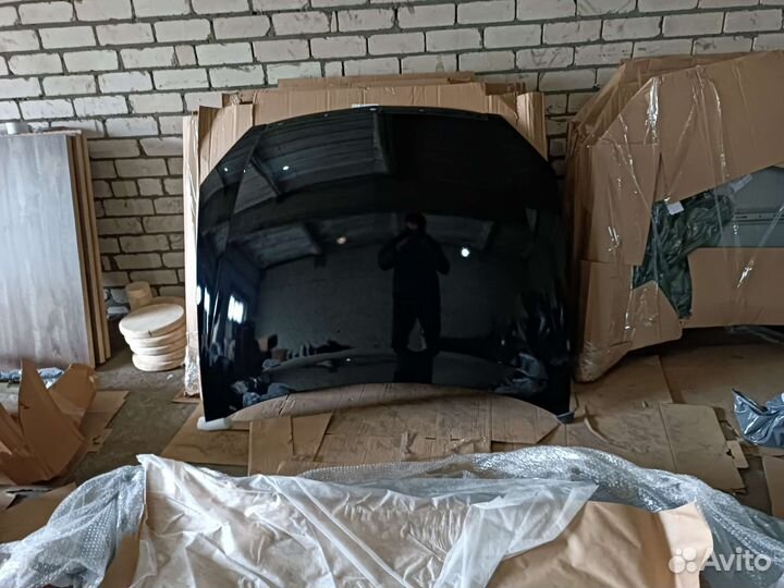 Капот приора цвет Космос (сине - черный) 665