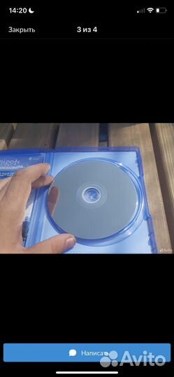 Диск на ps4 Horizon