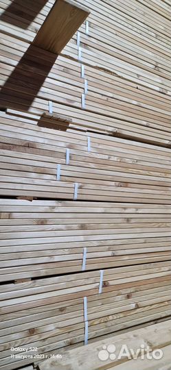 Палубная доска (глаткая)(вилвет)из лиственницы 173